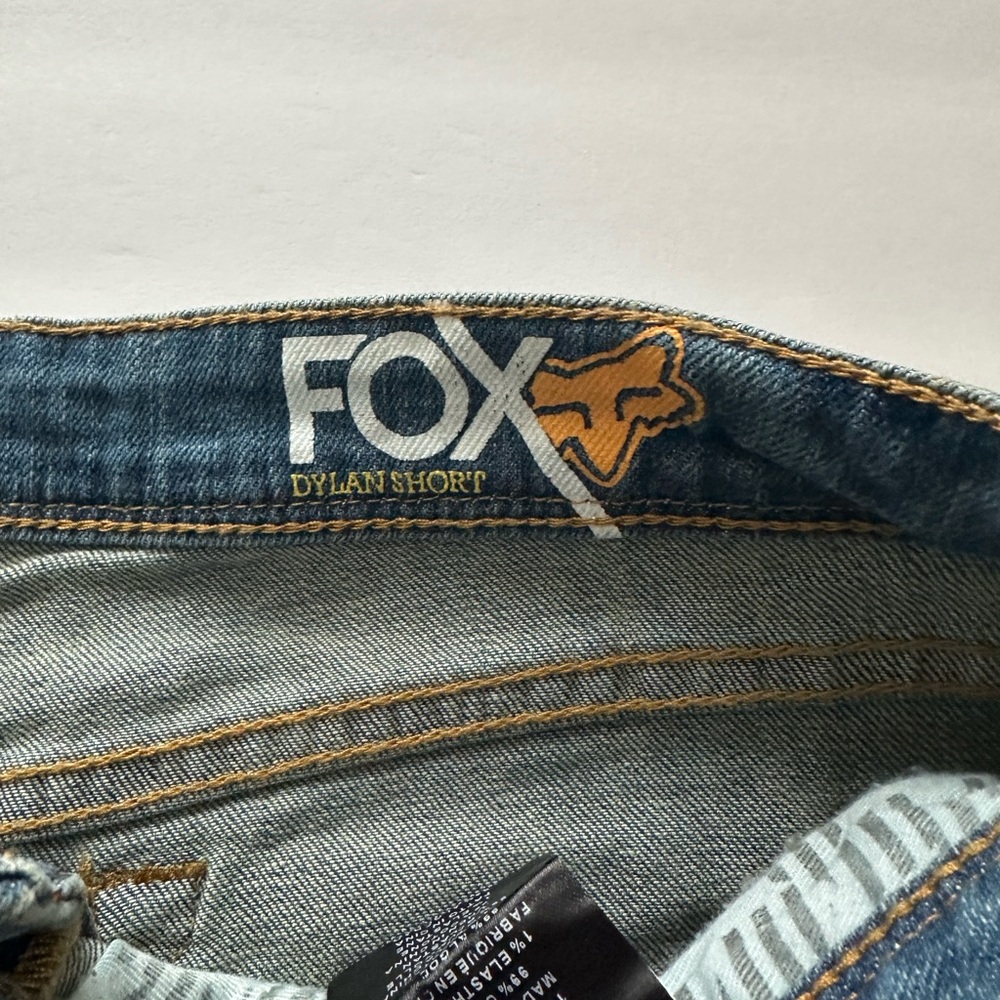 Fox Racing || Womans Denim Dylan Short Shorts Size 7 / 28 - Picture 5 of 10